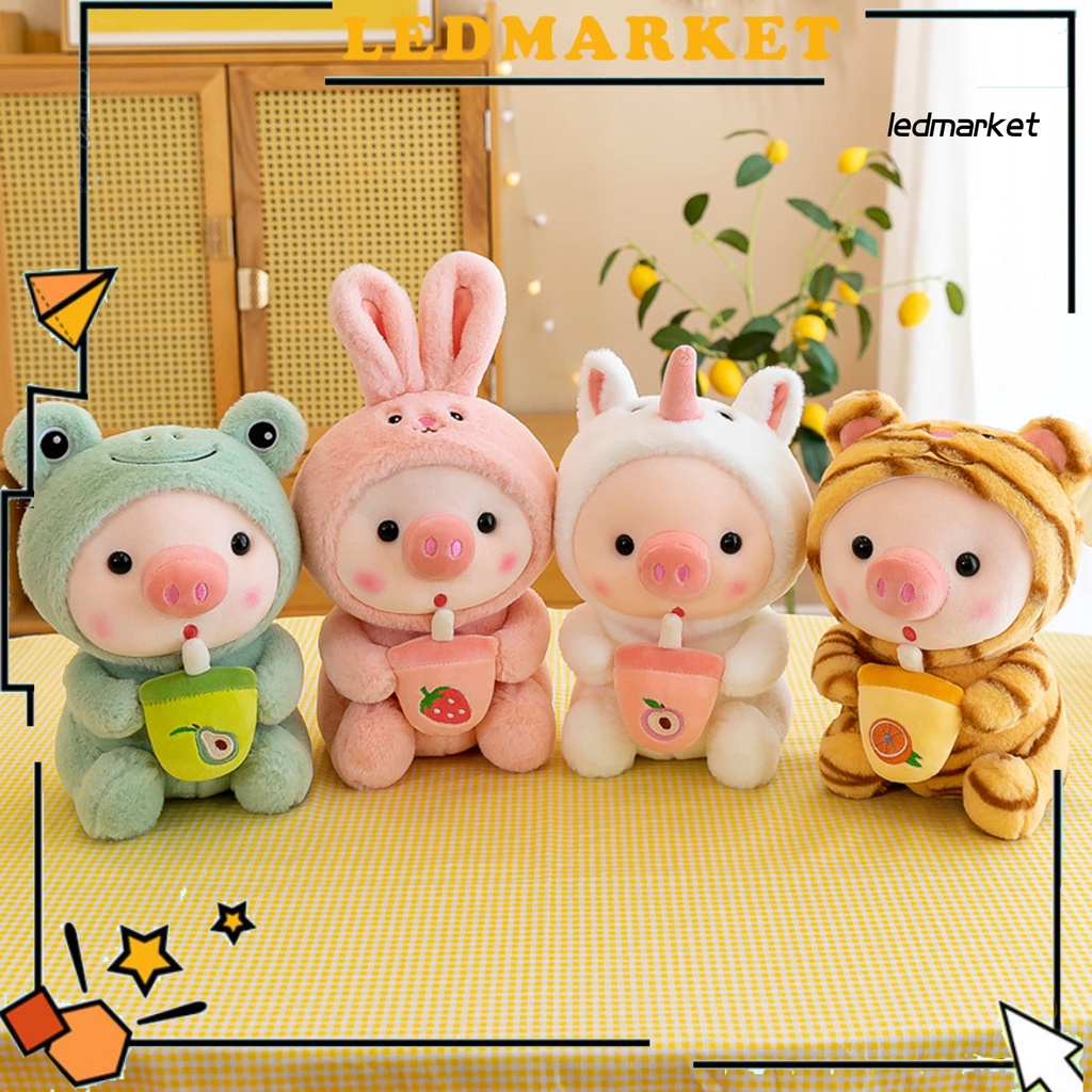 Gấu Bông Plush Đồ Chơi Thú Nhồi Bông Cotton PP Siêu Mềm Chống Phai Màu Hình Chú Heo Con Trong Nhà