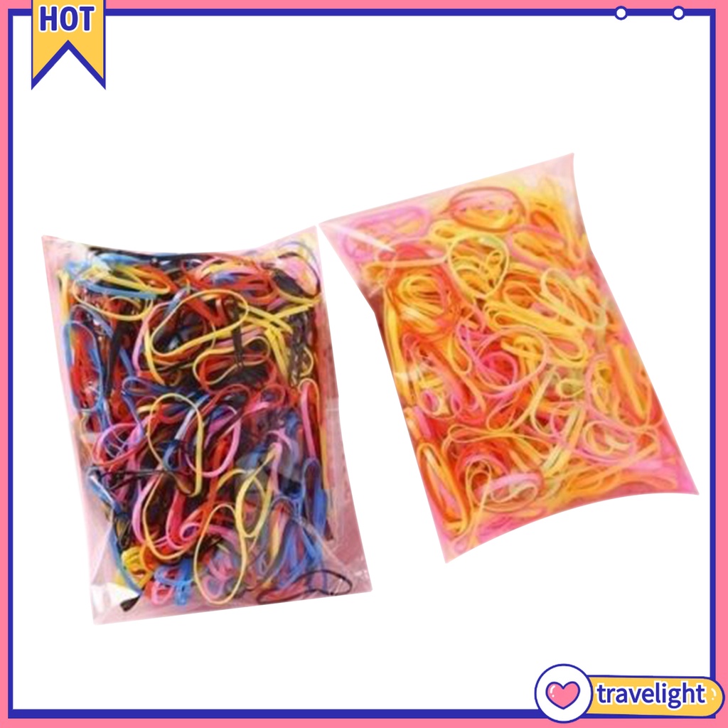 (Hàng Mới Về) Set 220 Kẹp Tóc Màu Kẹo Ngọt Tạo Kiểu Tóc Đuôi Ngựa Cho Bé Gái