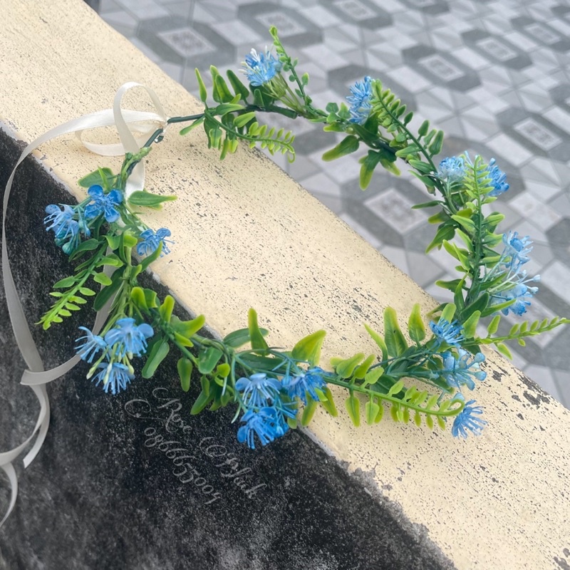 Vòng hoa kỉ yếu có trắng, hồng, vàng baby mã RaL-99