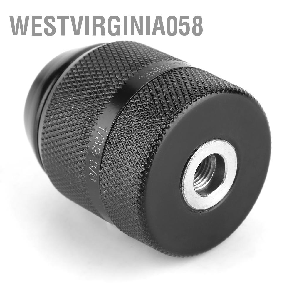 Westvirginia058 3/8 &quot;Chủ đề 0 8mm ‑ 10mm Chuck khoan kim loại không cần chìa khóa cho Máy điện cầm tay