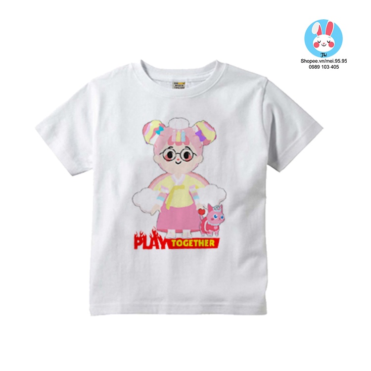 Áo thun Play Together giá rẻ - Mẫu Hanbok Hàn Quốc, Người ngoài hành tinh, Hình in sắc nét cute