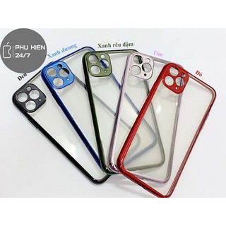Ốp Lưng IPhone Trong Suốt Viền Si KTS IPhone 7/8/X/XS/XSMax/11/11Pro/11ProMax