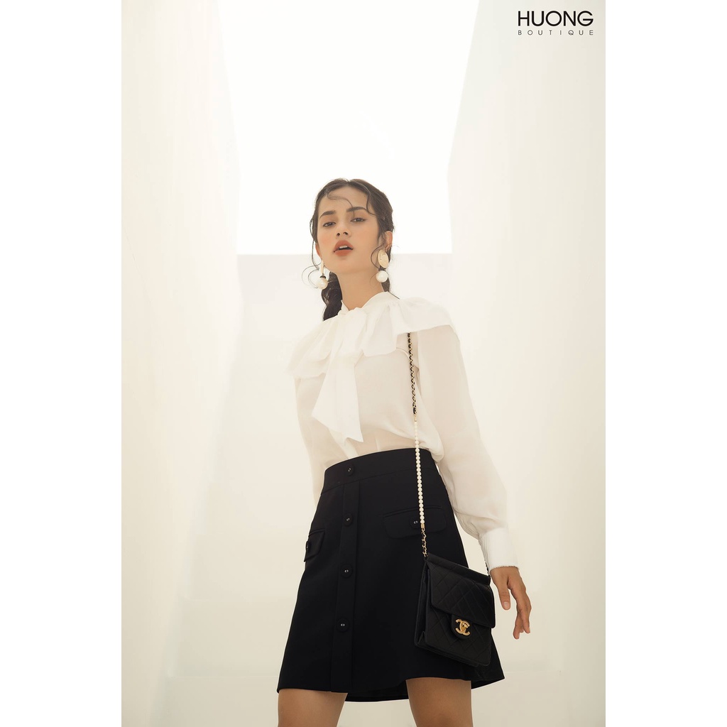 Chân váy chữ A đính cúc HUONG BOUTIQUE BSZ06