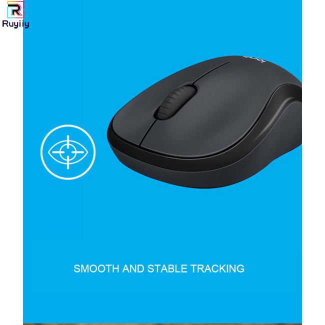 Logitech M220 Wireless Mouse Silent Mouse with 2.4GHz High-Quality Optical Ergonomic PC Gaming Mouse for Mac OS/Window 10/8/7