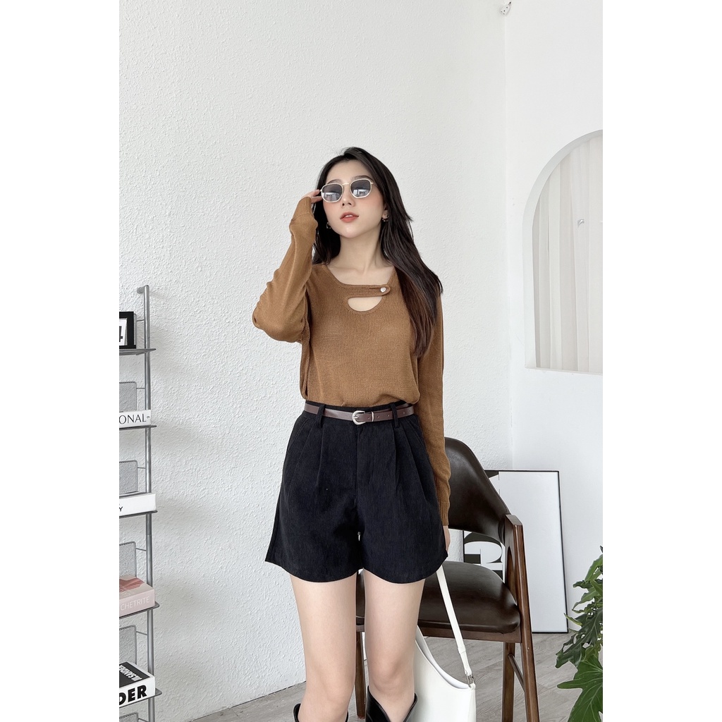 ÁO LEN CÀI VẮT 1 KHUY LỆCH