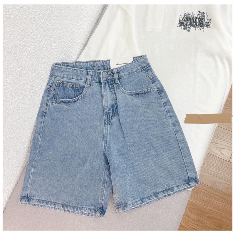 Short jean nữ basic phong cách hàn quốc DZU.SG