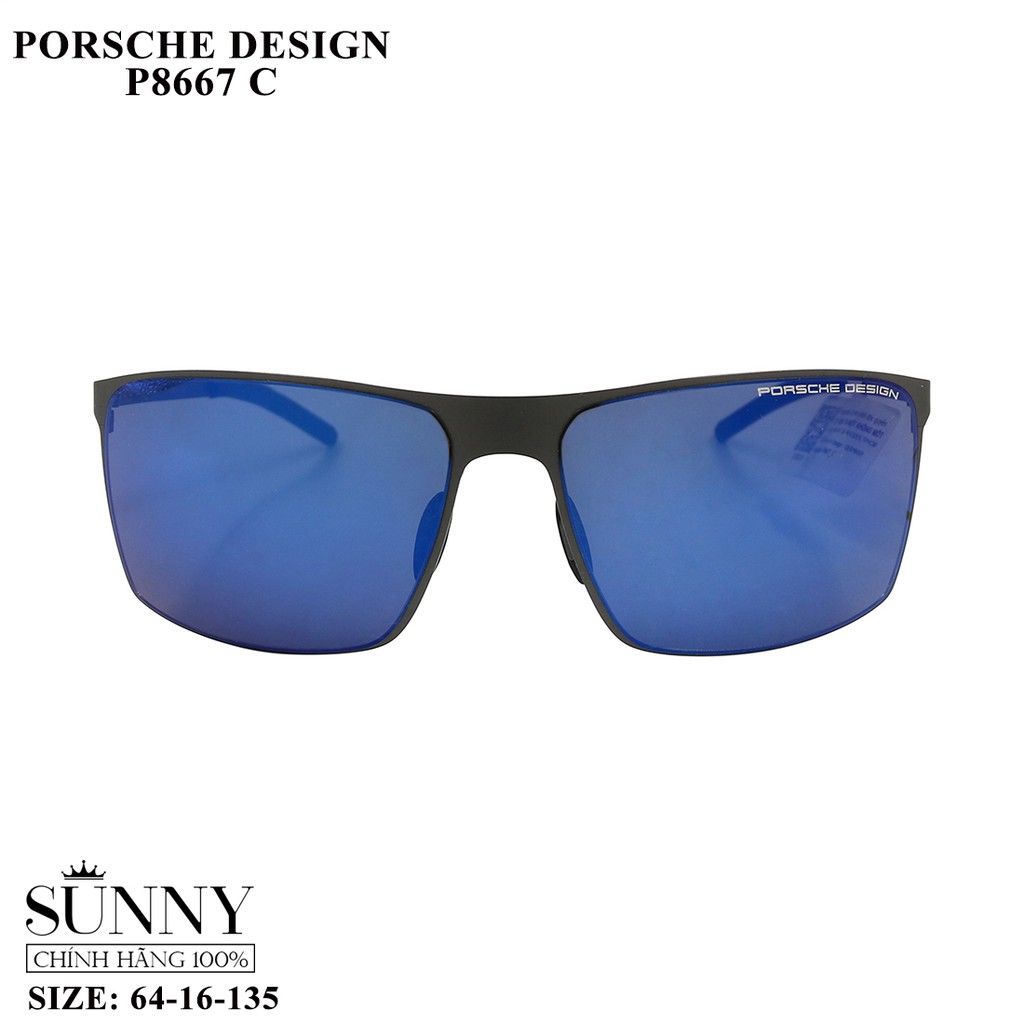 Kính mát thời trang Porsche Design P8667 nhiều màu, thiết kế dễ đeo bảo vệ mắt