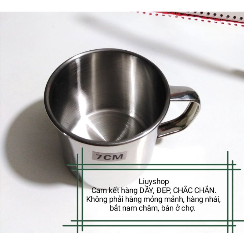 Ca, cốc inox 304 dầy đẹp cho bé mầm non...