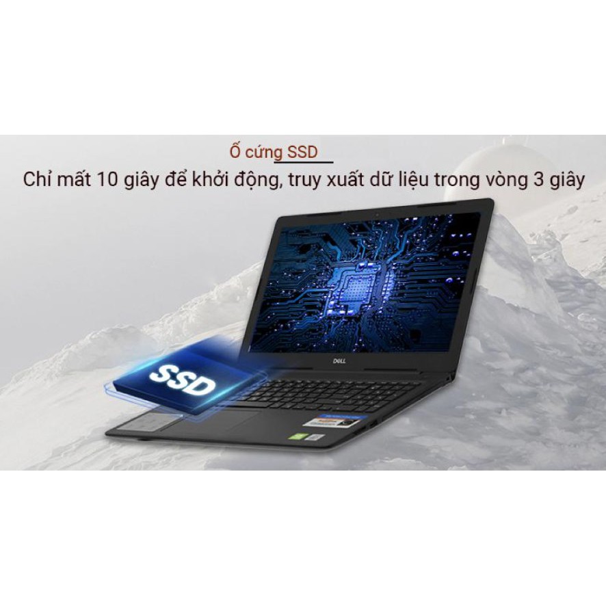 Máy Tính Xách Tay Dell Inspiron 3593 (70211826)/ Black/ Core i7/ 8GB/ 512GB/ Geforce MX230 2GB/ 15.6 inch FHD/ Win 10H