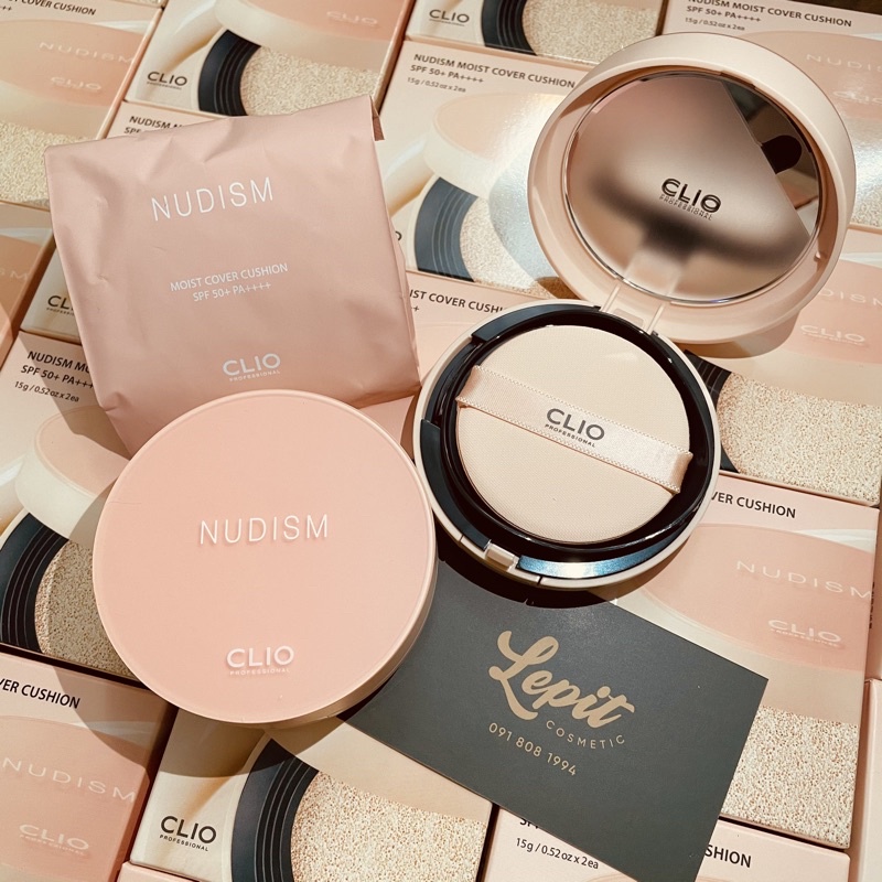 [Chính Hãng] Phấn Nước Clio - Clio Kill Cover Glow/Nudism Moist Cover Cushion SPF 50+ PA+++ - Cushion Clio Kill Coveri