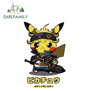 Sticker Dán Trang Trí Xe Hơi Hình Pokemon Pikachu Kích Thước 13Cmx9.6Cm