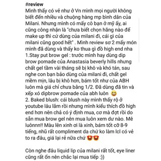 Gel kẻ mày Milani Stay Put Brow Color