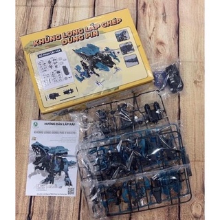 Đồ chơi khủng long lắp ráp dùng pin Enfa