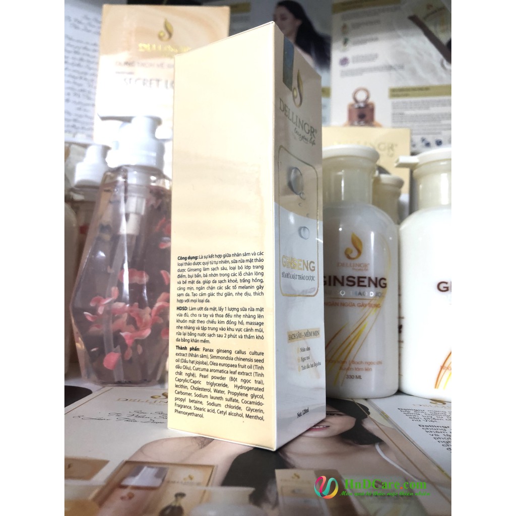 Sữa Rửa Mặt Thảo Dược GINSENG - thải độc, làm sạch sâu cho da | BigBuy360 - bigbuy360.vn