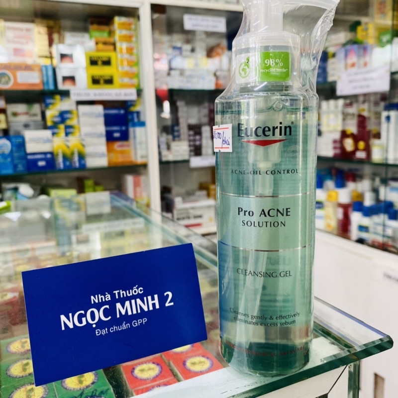 ✅ [Chính Hãng] Sữa rửa mặt Eucerin Pro ACNE Solution Cleansing gel cho da dầu mụn