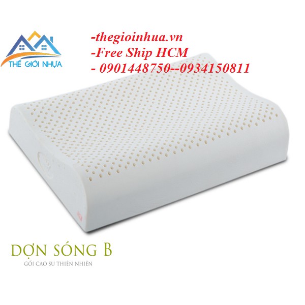 Gối cao su dợn sóng Vạn Thành Gối dợn sóng B2 GỐI LOẠI 1- Freeship Tp.HCM