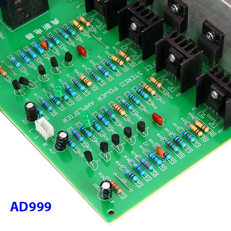 Mạch công suất Stereo AD999 dùng sò MosFet K822 Công suất 280W x 2