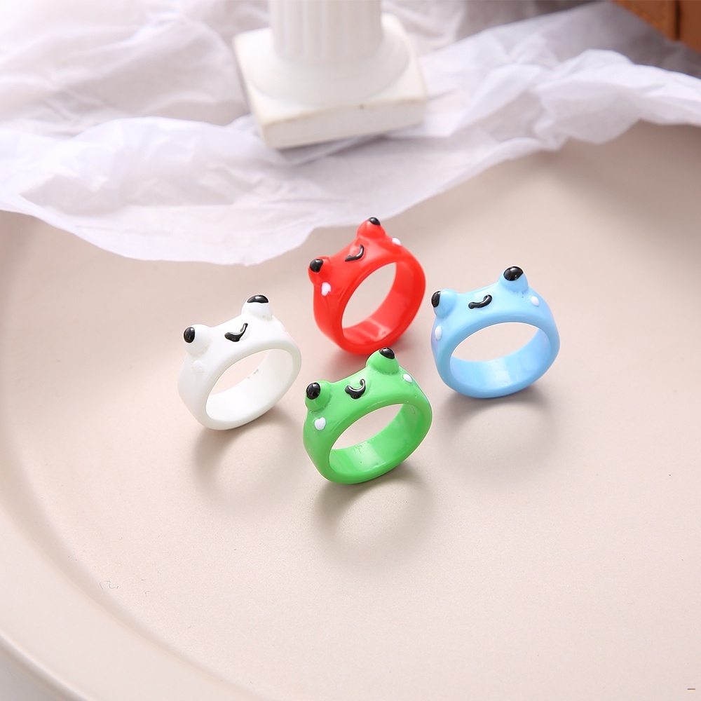 Nhẫn Hình Ếch Cười Dễ Thương Vui Nhộn Cho Nữ
