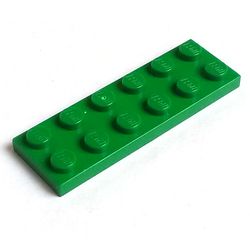 (Used) Gạch lẻ LEGO chính hãng Plate 2 x 6 (3795)