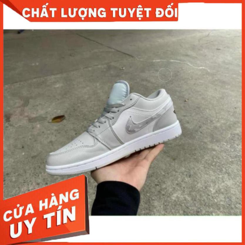 Giày thể thao Air Jordan 1 Low White Camo cổ thấp ảnh thật 100% | BigBuy360 - bigbuy360.vn