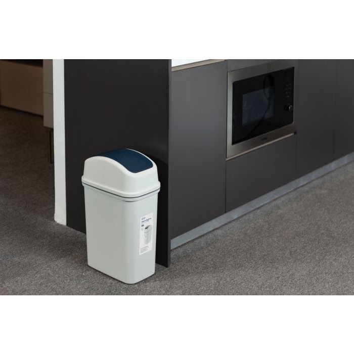 Thùng rác Hiro INOCHI nhựa nắp lật thông minh văn phòng nhà bếp, chống mùi hôi