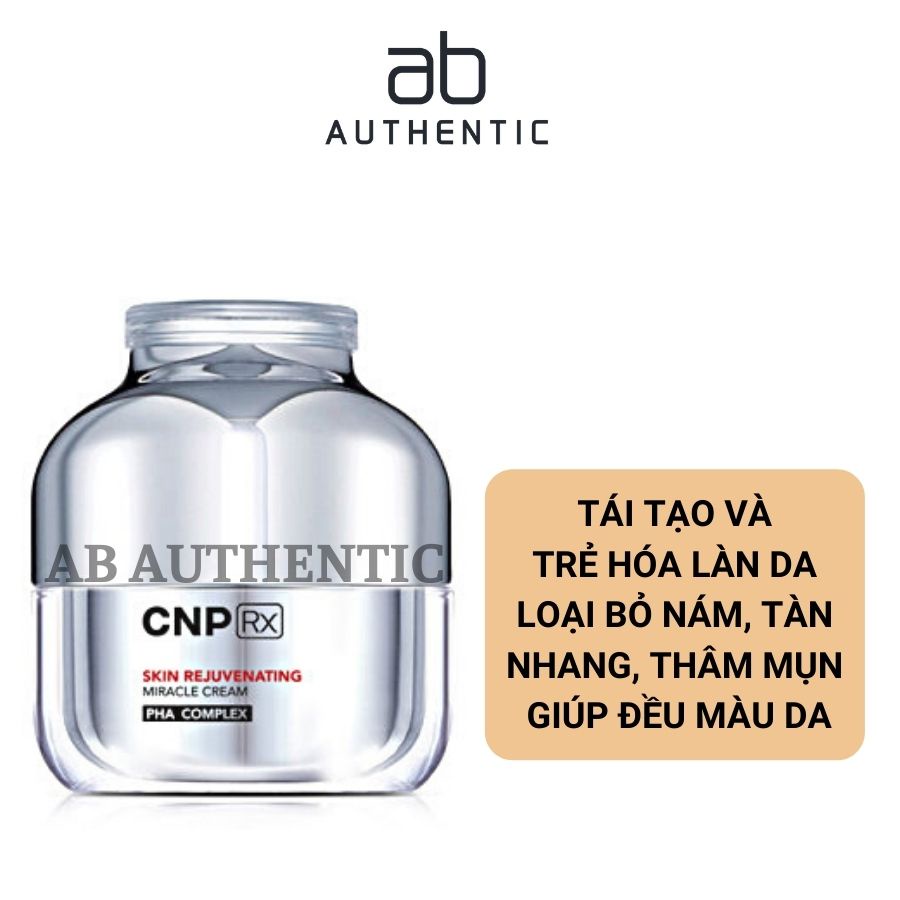 Kem dưỡng trẻ hóa và dưỡng trắng CNP Rx Skin rejuvenating miracle cream- AB AUTHENTIC