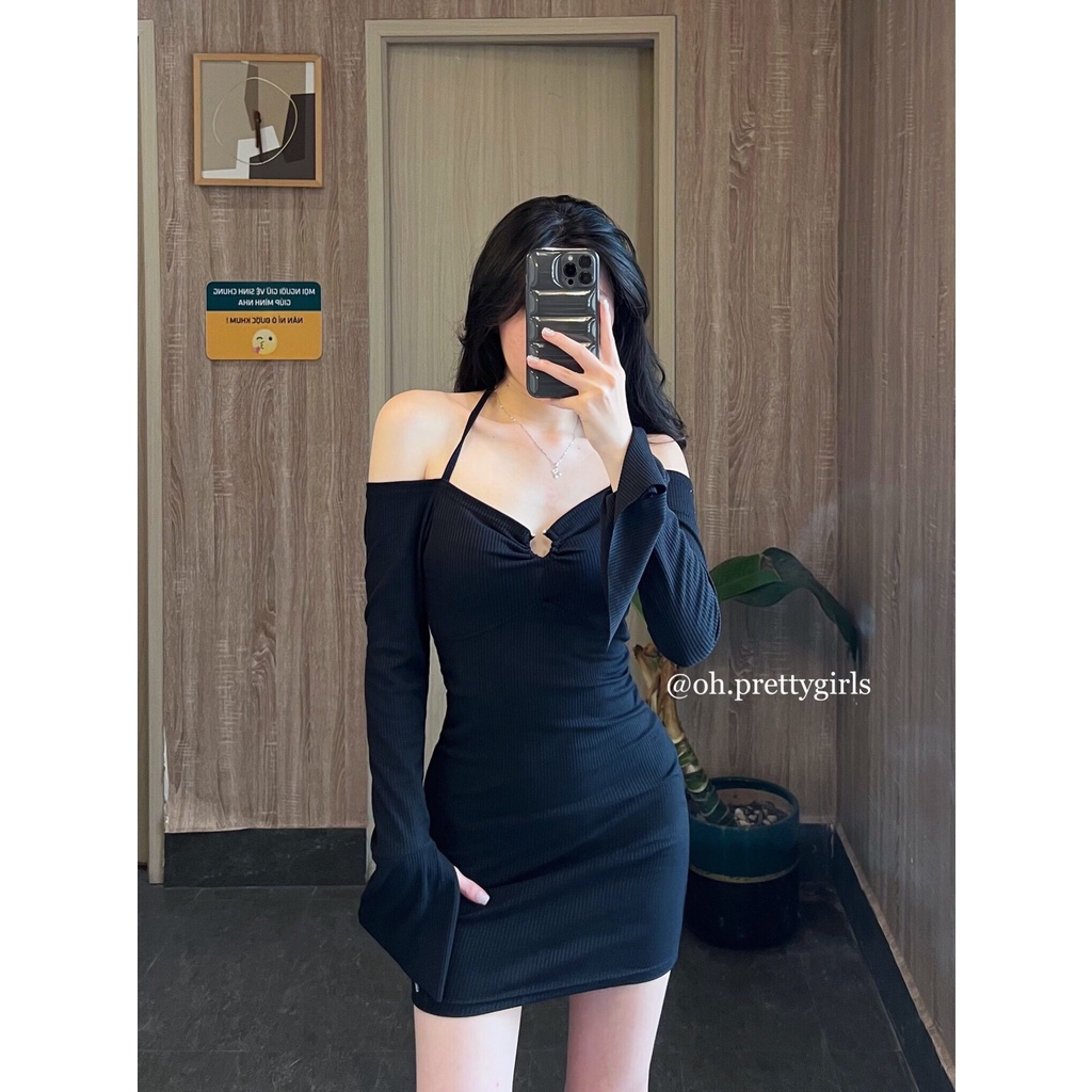 ĐẦM BẸT VAI TAY LOE DANA DRESS