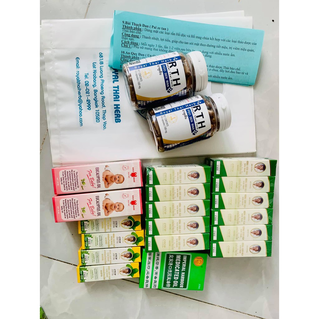 Dầu 22 vị Thảo dược Thái Lan.