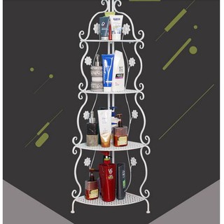 Kệ góc sắt 4 tầng hoa văn