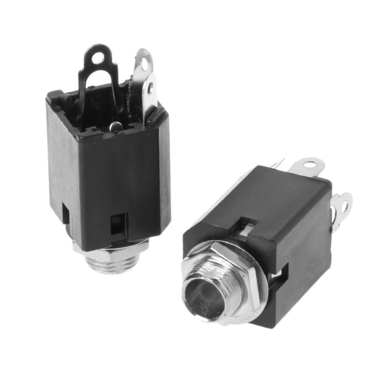 Bộ 10 Ổ Cắm Chữ o 6 35mm PJ-612 3-Pin Với Đai Ốc