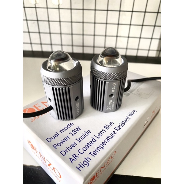 Cặp đèn bi cầu mini 1 chế độ cos pha x100