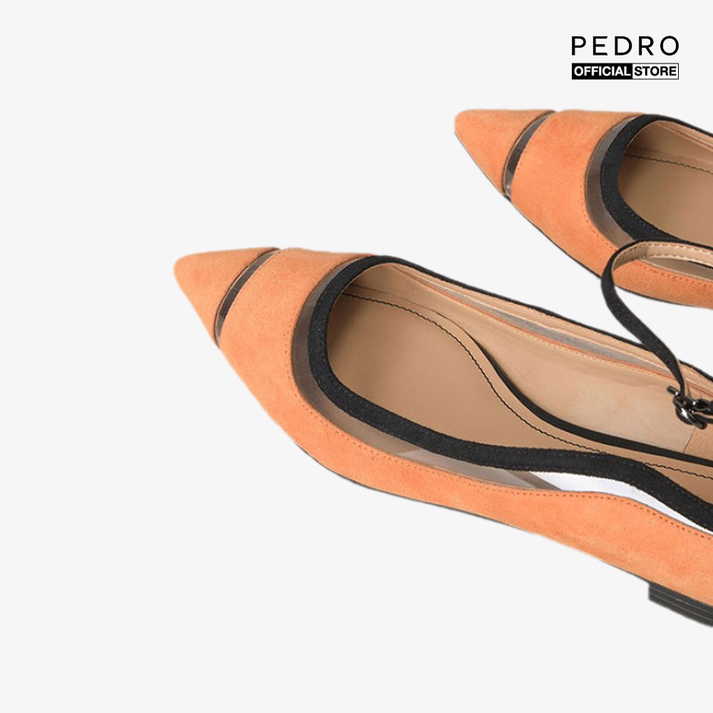PEDRO - Giày đế bệt mũi nhọn dây đeo cổ chân PW1-65500036-17