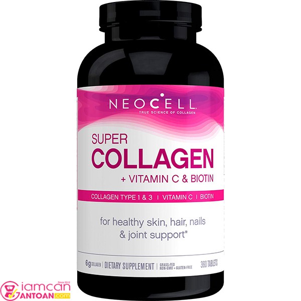 Viên Uống Neocell Super Collagen+Biotin 360 Viên