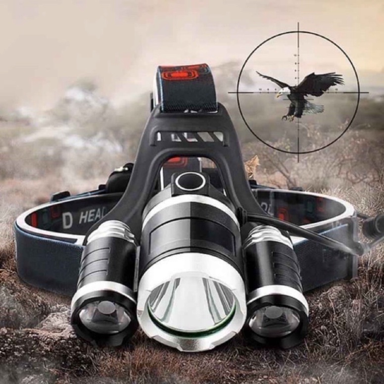 ✔️ GIÁ SỈ - Đèn Pin Đội Đầu 3 Bóng Led - Siêu Sáng,