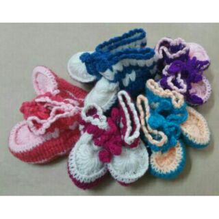 Giày len handmade