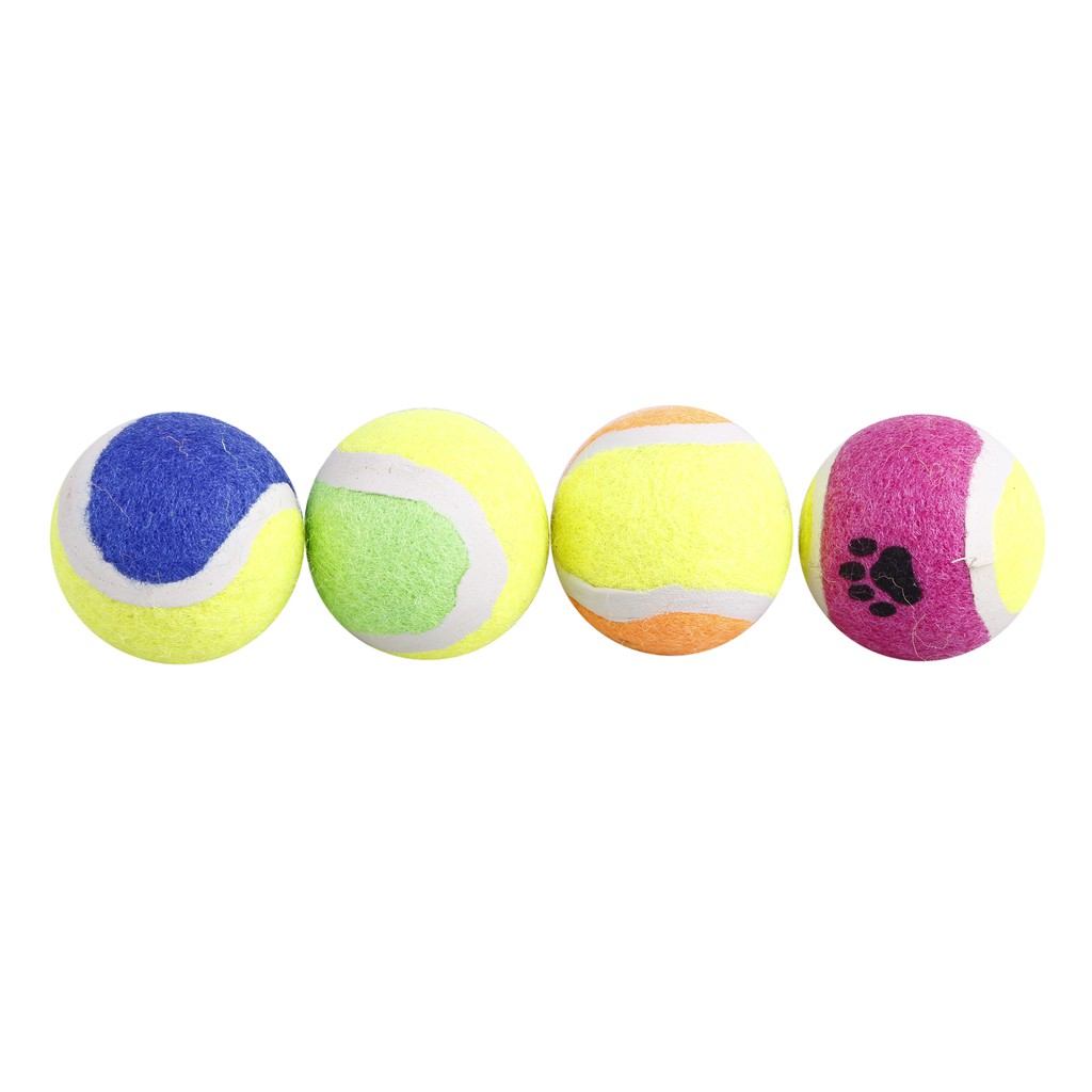 [Mã BMBAU50 giảm 7% đơn 99K] Bóng Tennis mini cho thú cưng 4 cái/ bộ Uncle Bills PA2173