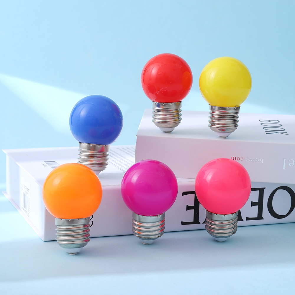 Set 10 Bong Bóng Đèn LED Nhiều Màu Sắc Trang Trí Sân Khấu Tiệc Giáng Sinh