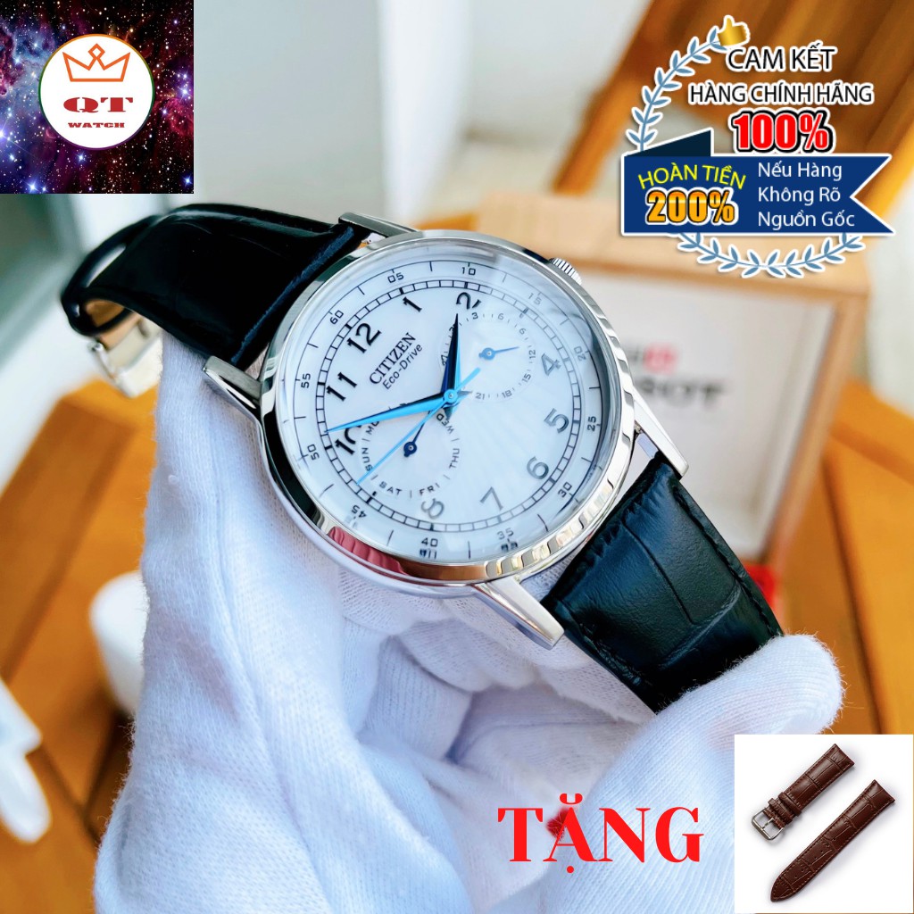 Đồng Hồ Nam CITIZEN Eco-Drive Day/Date AO9000-06B Chính Hãng Tặng Dây Da Cao Cấp