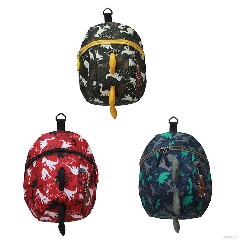 Ba lô vải canvas chống thất lạc hình khủng long dễ thương cho bé