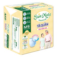 SỈ TỪ 2 BỊCH Tã quần người lớn siêu mềm mại SunMate M09-L08