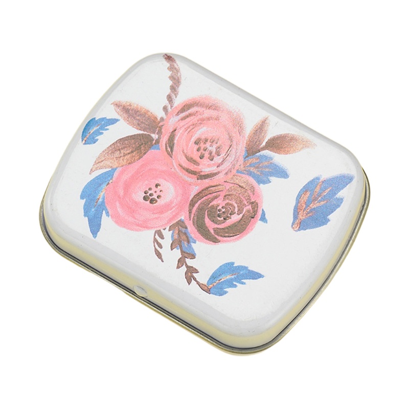 Hộp Thiếc Rỗng Mini Hình Chữ Nhật Bằng Kim Loại Đựng Bảo Quản Đồ Dùng