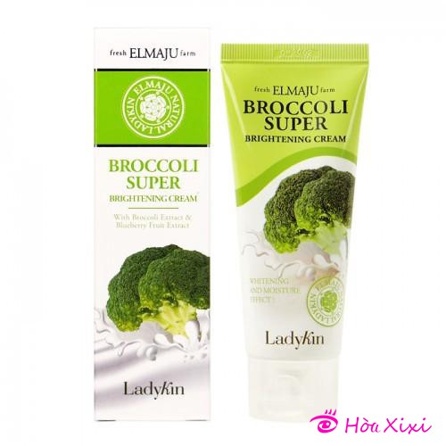 Kem dưỡng Bông Cải Xanh Ladykin Broccoli Super Brightening 60ml