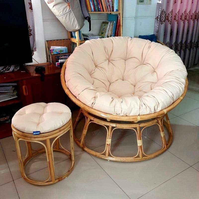ghế mây papasan,ghế thư giãn,ghế decor