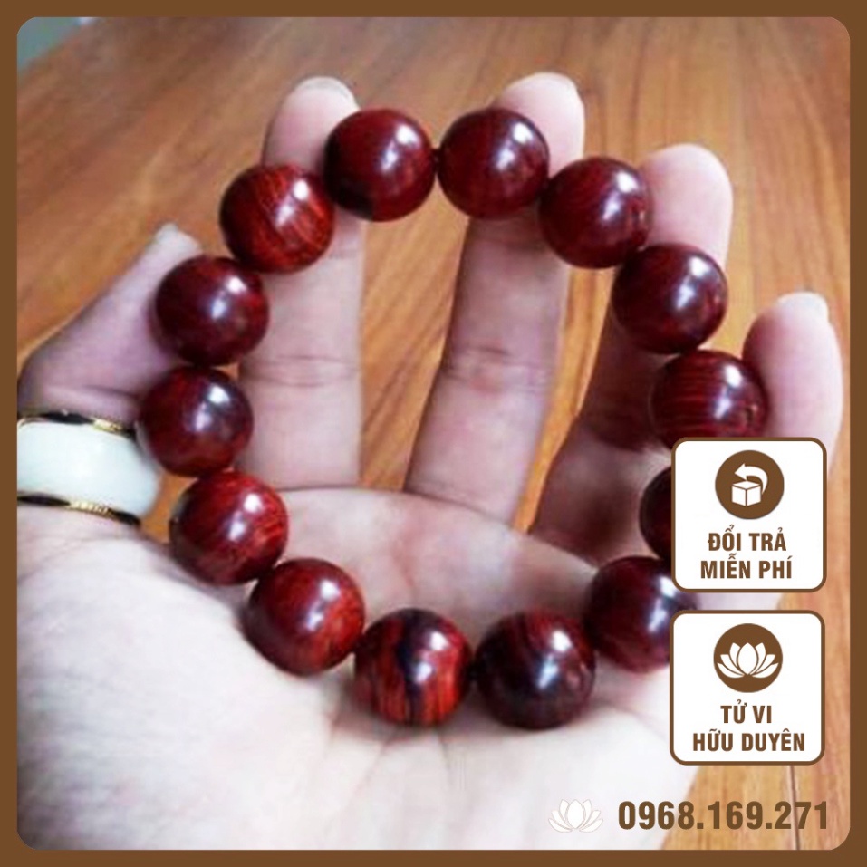 Vòng tay gỗ Sưa Đỏ 💕FREESHIP💕 vòng đeo tay thanh lịch, gỗ cao cấp, Đổi trả miễn phí, Xem Tử vi hữu duyên