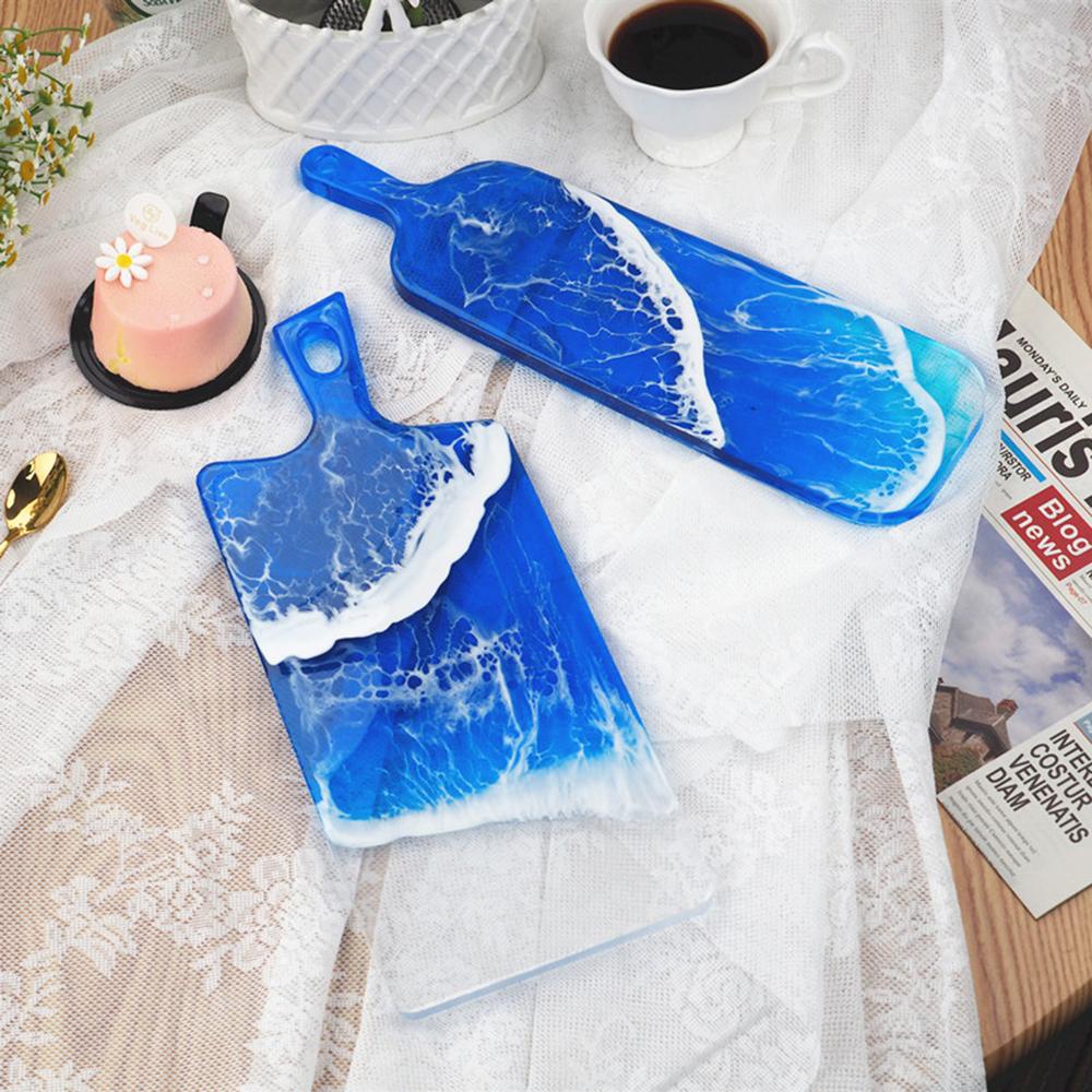 YIYU Khuôn Làm Đế Lót Ly Bằng Nhựa Resin DIY