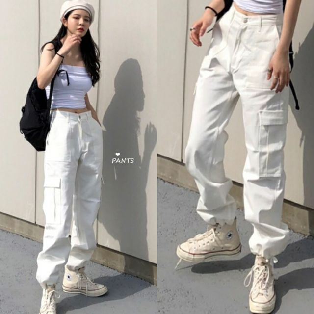 (sẵn đen S) Quần jogger kaki hiphop gấu có dây rút phong cách Hàn Quốc ulzzang trẻ trung năng động | WebRaoVat - webraovat.net.vn