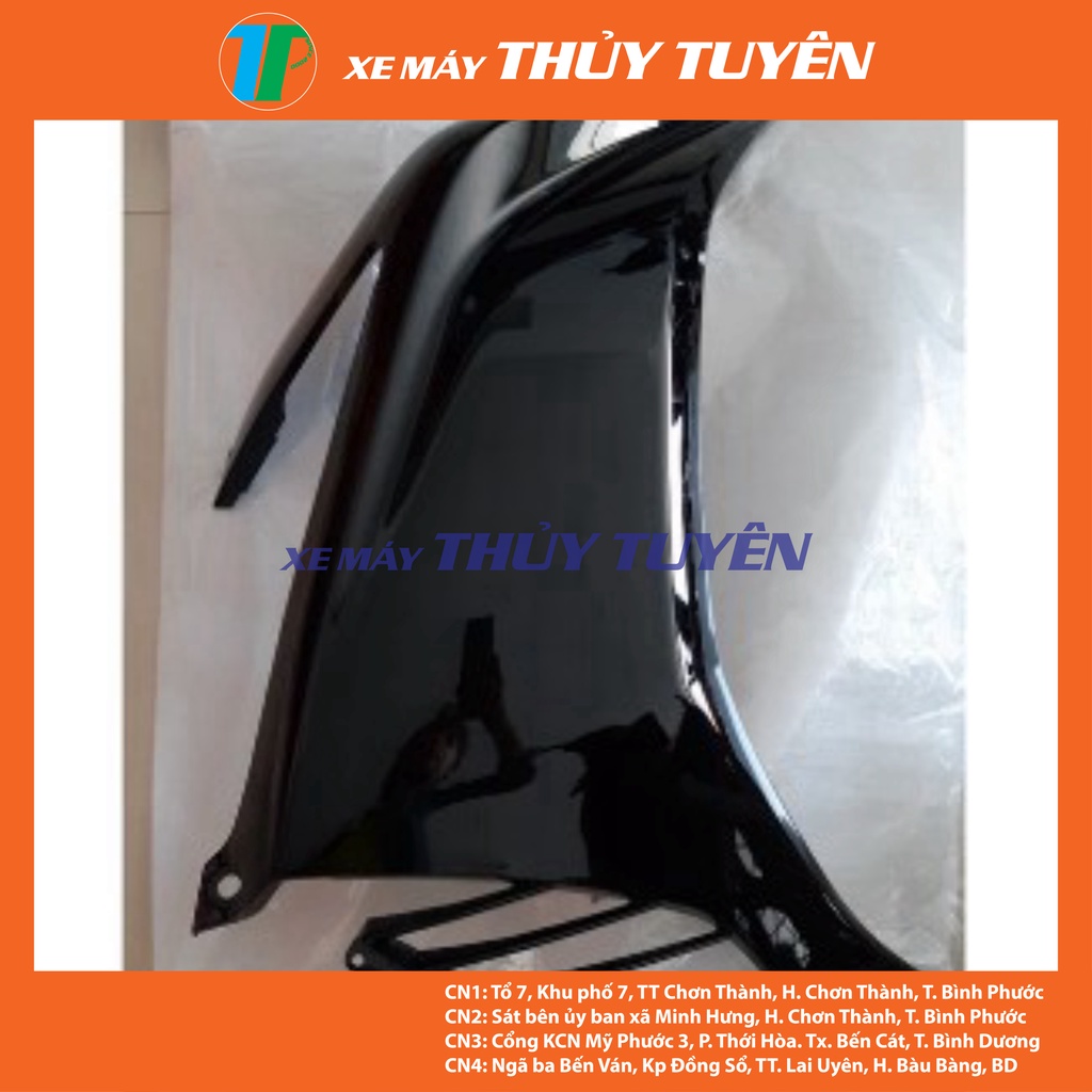 Bửng đen bóng Exciter 135 5 số chính hãng yamaha Dàn áo excietr 135 5 số