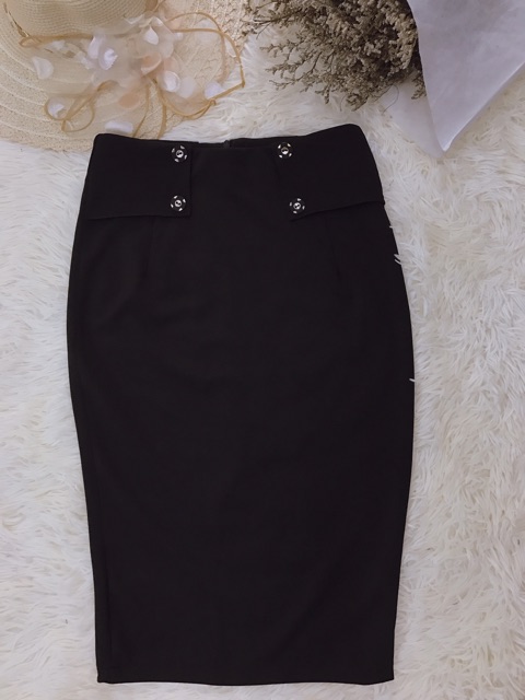 CHÂN VÁY BÚT CHÌ 4 KHUY ( ảnh thật trải thảm) | BigBuy360 - bigbuy360.vn