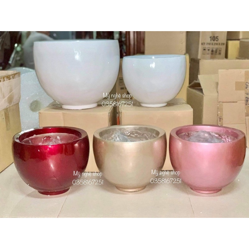 Bình hoa composite cắm lan ang 2