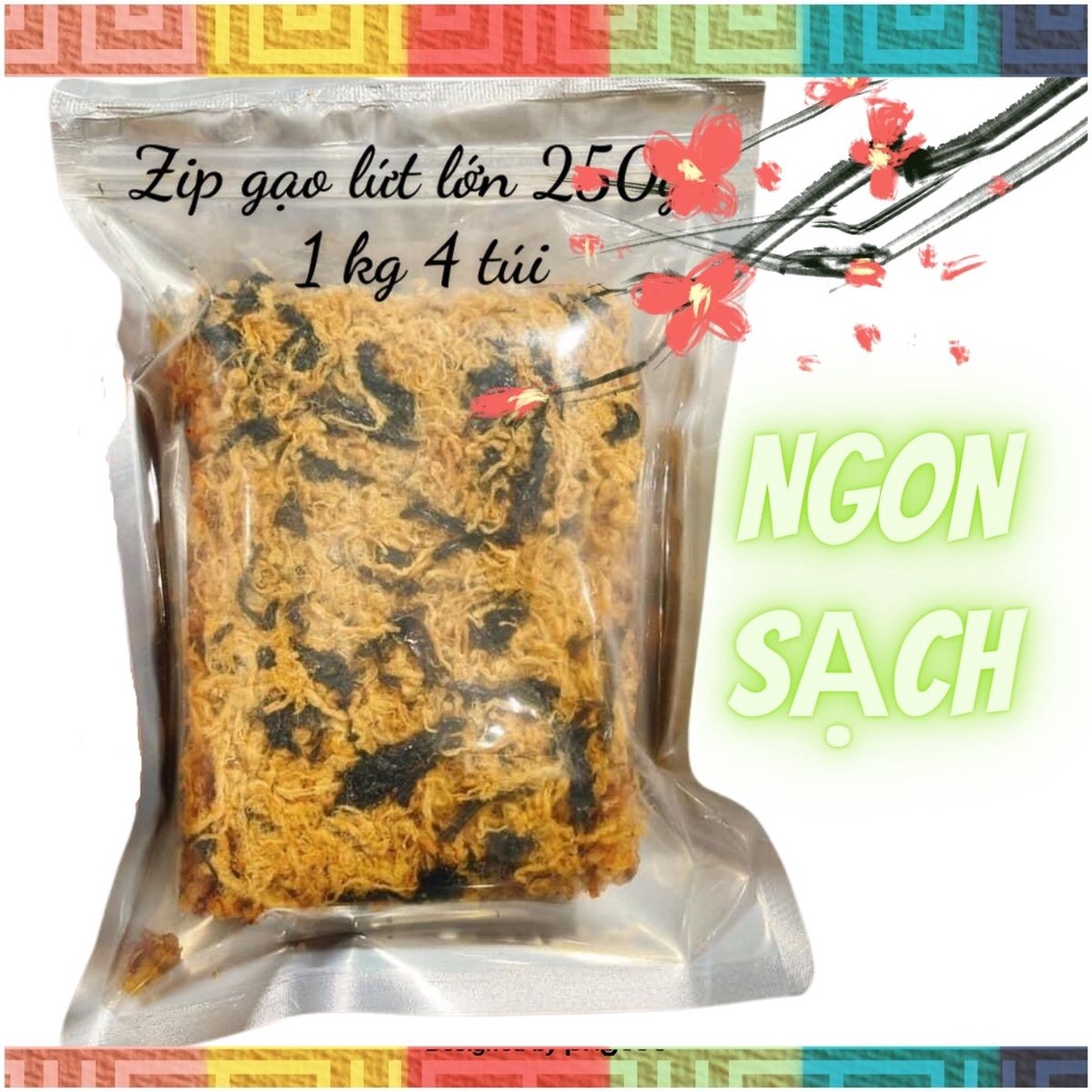 Cơm cháy chà bông- chà bông rong biển - ăn là ghiền- đóng gói túi zip đảm bảo ATVSTP